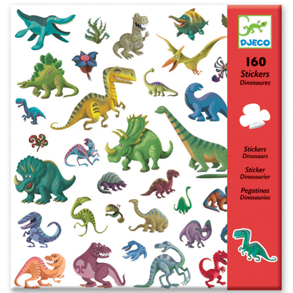 160 matrica - Dinoszauruszok