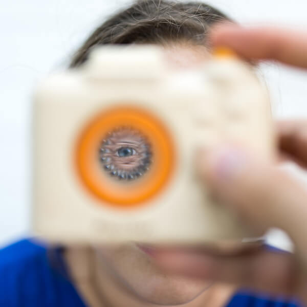 PlanToys Első fényképezőgépem - öko fa játékfényképező